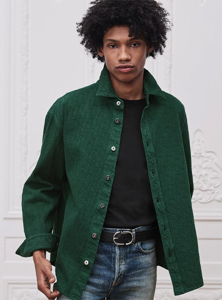 DIOR高仿女装 | 迪奥 A货服装  2026夏季DIOR新款 深绿色衬衫