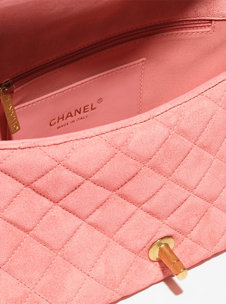高仿CHANEL包包 | A货香奈儿女包 2025/26早春度假系列 粉红色口盖包