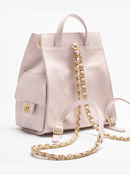 高仿CHANEL包包 | A货香奈儿女包 2025/26秋冬系列 淡粉色CHANEL 25中号双肩背包