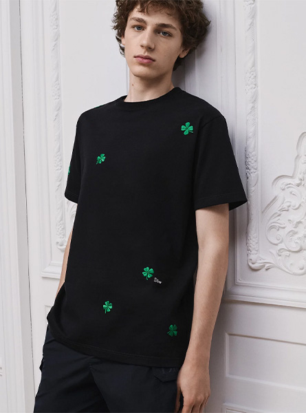 DIOR高仿男装 | 迪奥 A货服装  2026夏季DIOR新款 白色宽松版型 T 恤