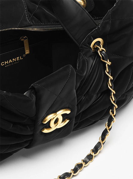 高仿CHANEL包包 | A货香奈儿女包 2025/26秋冬系列 黑色蝴蝶结手袋