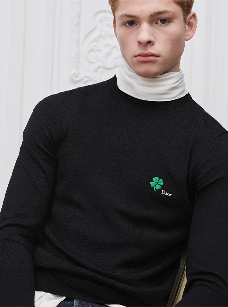 DIOR高仿男装 | 迪奥 A货服装  2026夏季DIOR新款 白色针织衫