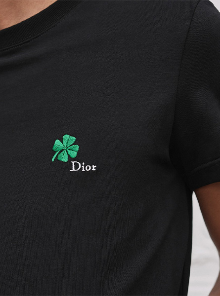 DIOR高仿男装 | 迪奥 A货服装  2026夏季DIOR新款 黑色常规版型 T 恤