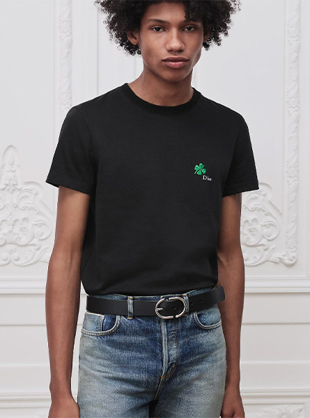 DIOR高仿男装 | 迪奥 A货服装  2026夏季DIOR新款 黑色常规版型 T 恤