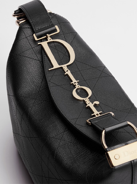 高仿DIOR包包 | A货迪奥女包 2026春夏DIOR新款 黑色中号 Diorly 手袋