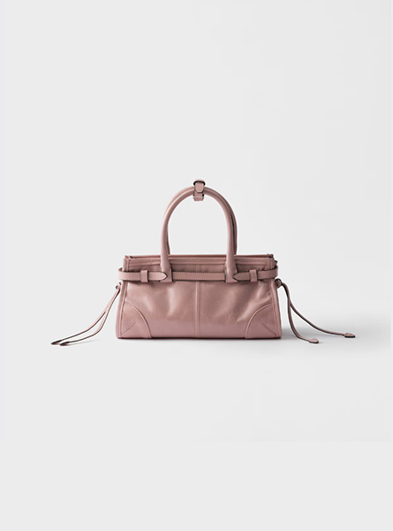 高仿PRADA包包 | A货普拉达女包 2026春夏新款 铃兰色Prada Bonnie皮革迷你手袋