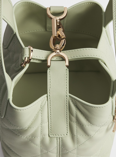 高仿DIOR包包 | A货迪奥女包 2026春夏DIOR新款 绿百合色微型 Dior Toujours 竖版手袋