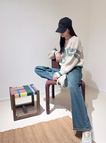 高仿LOEWE包包 陈都灵同款包包