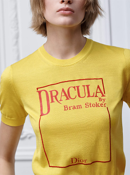 DIOR高仿女装 | 迪奥 A货服装  2026夏季DIOR新款 黄色短袖针织衫