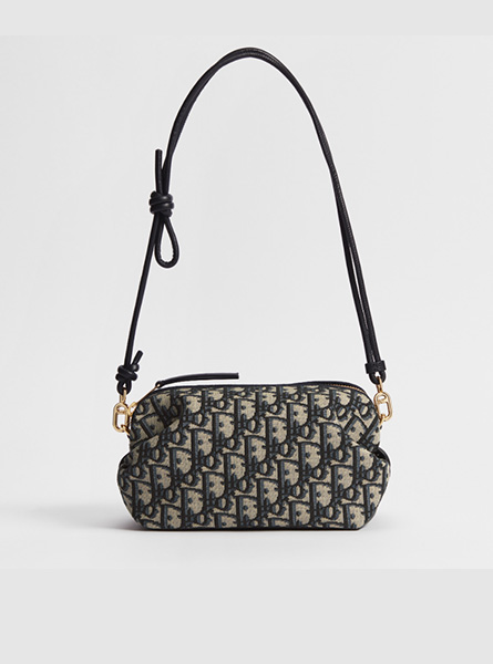 高仿DIOR包包 | A货迪奥女包 2026春夏DIOR新款 蓝色Dior Bow 手拿包