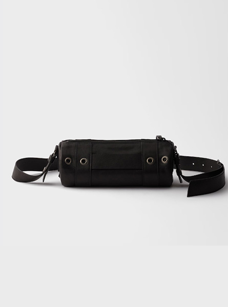 高仿PRADA包包 | A货普拉达男包 2026春夏新款 黑色皮革单肩包