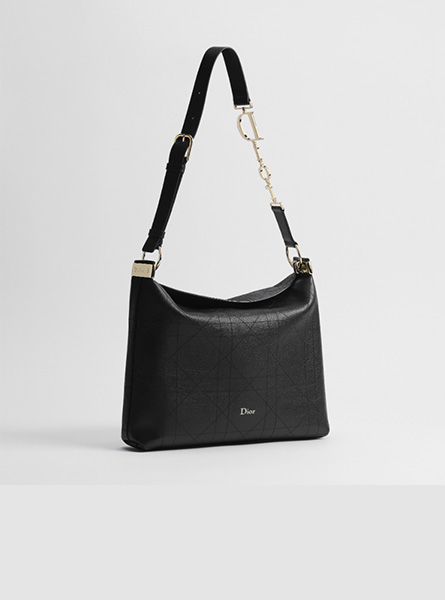 高仿DIOR包包 | A货迪奥女包 2026春夏DIOR新款 黑色中号 Diorly 手袋