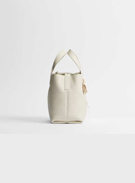 高仿DIOR包包 | A货迪奥女包 2026春夏DIOR新款 奶白色小号 Dior Toujours 竖版手袋