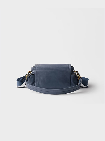 高仿PRADA包包 | A货普拉达女包 2026春夏新款 航天蓝Prada Explore中号Nappa皮革单肩包