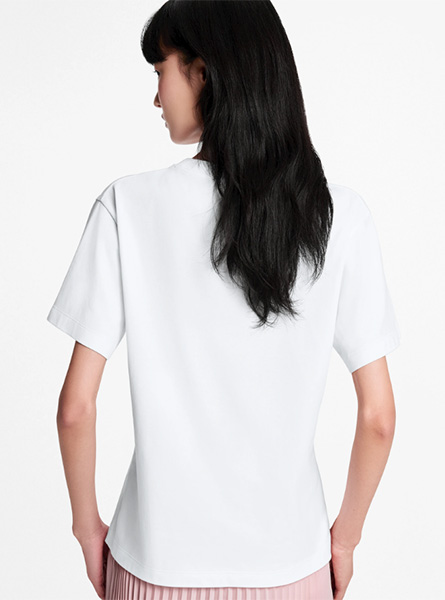 LV高仿女装 | 路易威登 A货服装  2026春夏LV新款 VIVIENNE 贴饰 T 恤