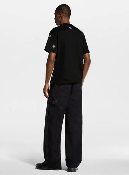 LV高仿男装 | 路易威登 A货服装  2026春夏LV新款 装饰细节短袖圆领衫