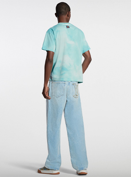 LV高仿男装 | 路易威登 A货服装  2026春夏LV新款 扎染印花 T 恤