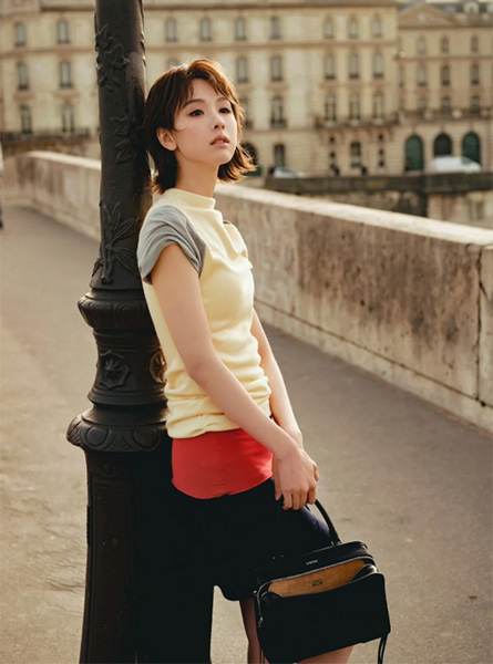 高仿LOEWE包包 陈都灵同款包包