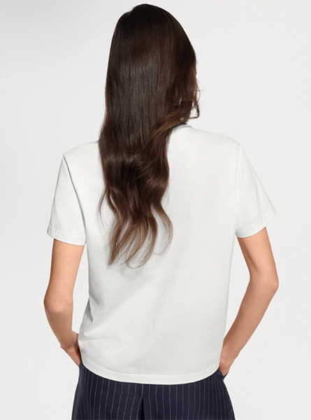 LV高仿女装 | 路易威登 A货服装  2026春夏LV新款 标识刺绣 T 恤