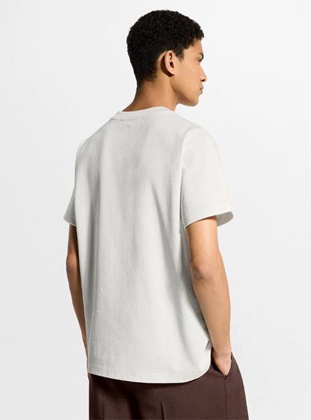 LV高仿男装 | 路易威登 A货服装  2026春夏LV新款 MONOGRAM 珠地 T 恤