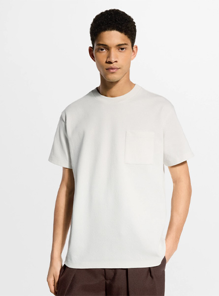 LV高仿男装 | 路易威登 A货服装  2026春夏LV新款 MONOGRAM 珠地 T 恤