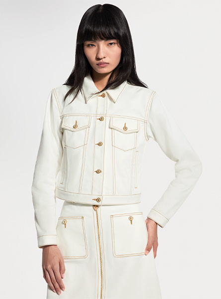 LV高仿女装 | 路易威登 A货服装  2026春夏LV新款 撞色缝线工装夹克