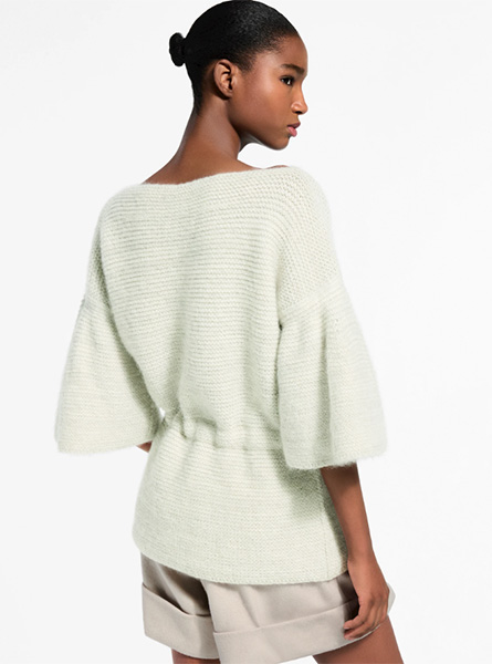 LV高仿女装 | 路易威登 A货服装  2026春夏LV新款 喇叭袖针织上衣