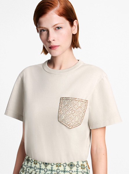 LV高仿女装 | 路易威登 A货服装  2026春夏LV新款 口袋 T 恤