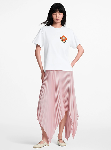 LV高仿女装 | 路易威登 A货服装  2026春夏LV新款 VIVIENNE 贴饰 T 恤