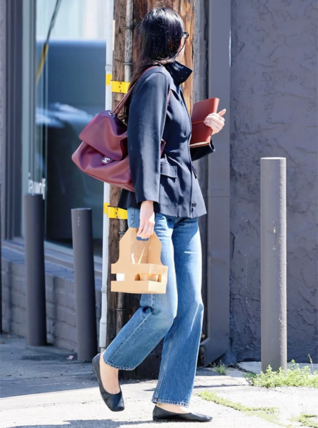 高仿香奈儿包包 肯豆穿搭 kendall同款包包