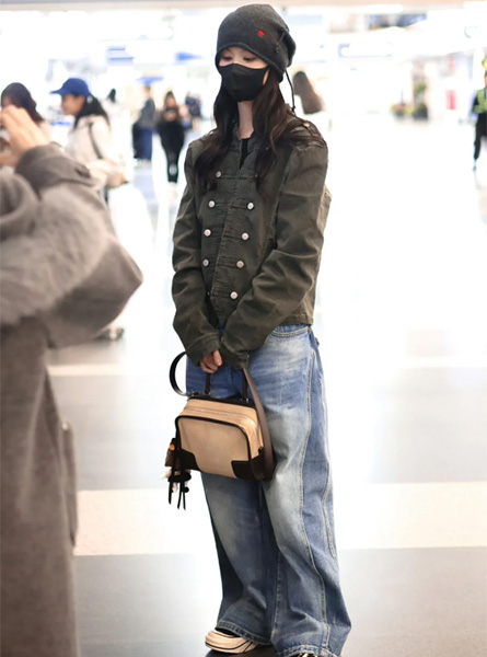 高仿LOEWE包包 陈都灵同款包包