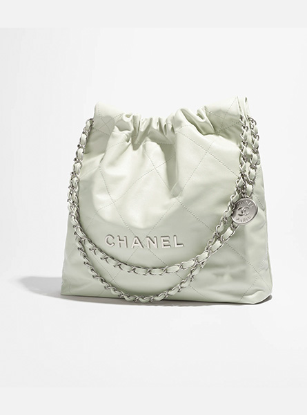 高仿CHANEL包包 | A货香奈儿女包 2026春夏预告系列 淡绿色CHANEL 22 小号手袋