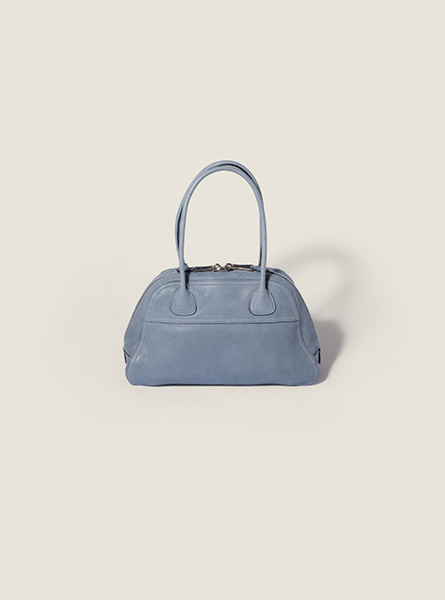 高仿MIUMIU包包 | A货缪缪包包 2026春夏MIUMIU新款 航天蓝Vivant Nappa皮革手袋 手提包