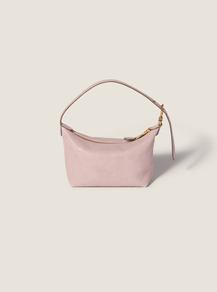 高仿MIUMIU包包 | A货缪缪包包 2026春夏MIUMIU新款 蛋白石色Spirit Nappa皮革手拿包 饭盒包