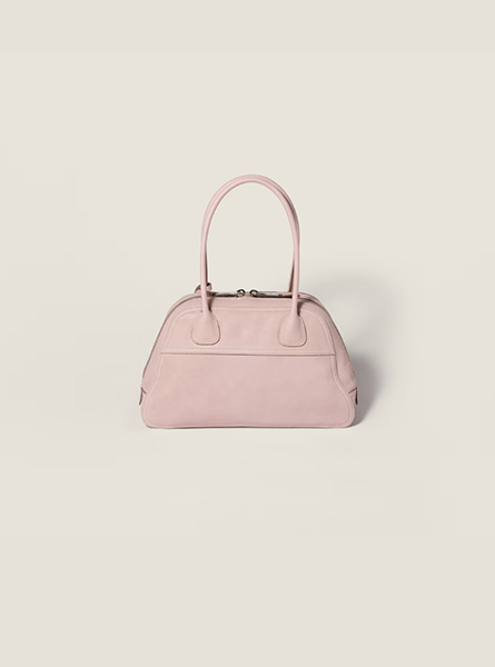 高仿MIUMIU包包 | A货缪缪包包 2026春夏MIUMIU新款 蛋白石色Vivant Nappa皮革手袋 手提包