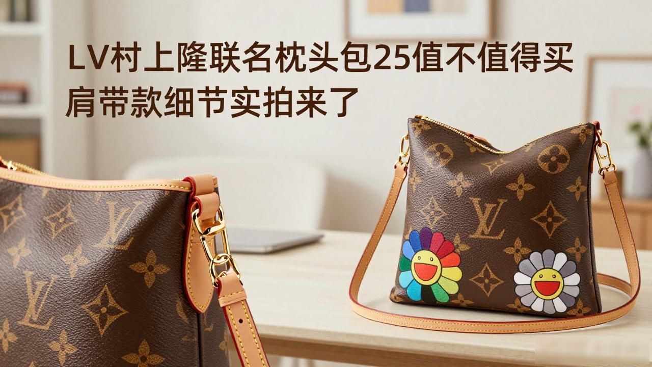 村上隆抱枕鉴定_lv男士手包n47623价格_LV× 村上隆 Speedy Bandoulière 25｜LV 村上隆联名肩带枕头包 25
