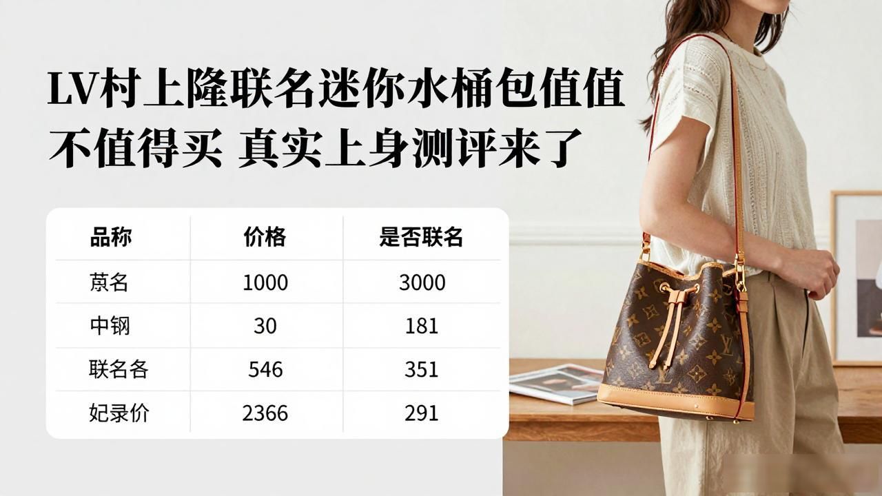 LV村上隆联名迷你水桶包值不值得买 真实上身测评来了 lv2026 第2张-买A货 lvnano水桶包价格_lv水桶包nano真假_LV× 村上隆 Nano Noé|LV 村上隆联名迷你水桶包