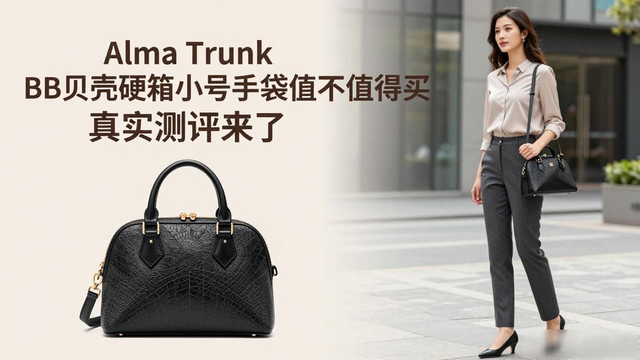 贝壳包大小号尺寸_贝壳行李箱_Alma Trunk BB｜贝壳硬箱小号手袋