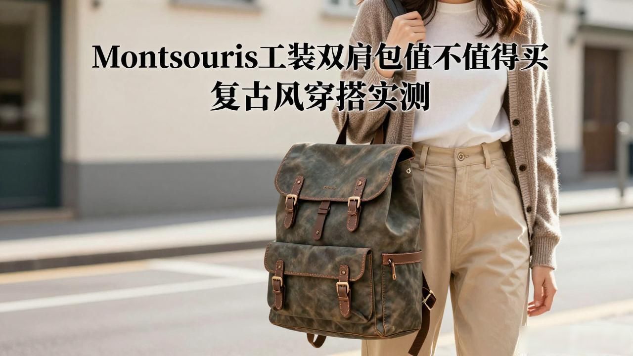 Montsouris工装双肩包值不值得买 复古风穿搭实测 lv2026 第3张-买A货 复古双肩包男_Montsouris Cargo Backpack|工装复古双肩包_复古双肩包品牌大全