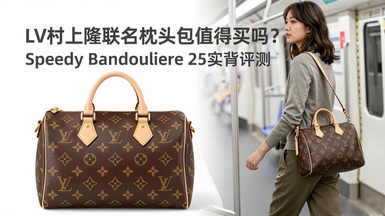 LV村上隆联名枕头包值得买吗?Speedy Bandoulière 25实背评测 lv2026 第3张-买A货 村上隆抱枕鉴定_LV× 村上隆 Speedy Bandoulière 25|LV 村上隆联名肩带枕头包 25_lv腰带m9807