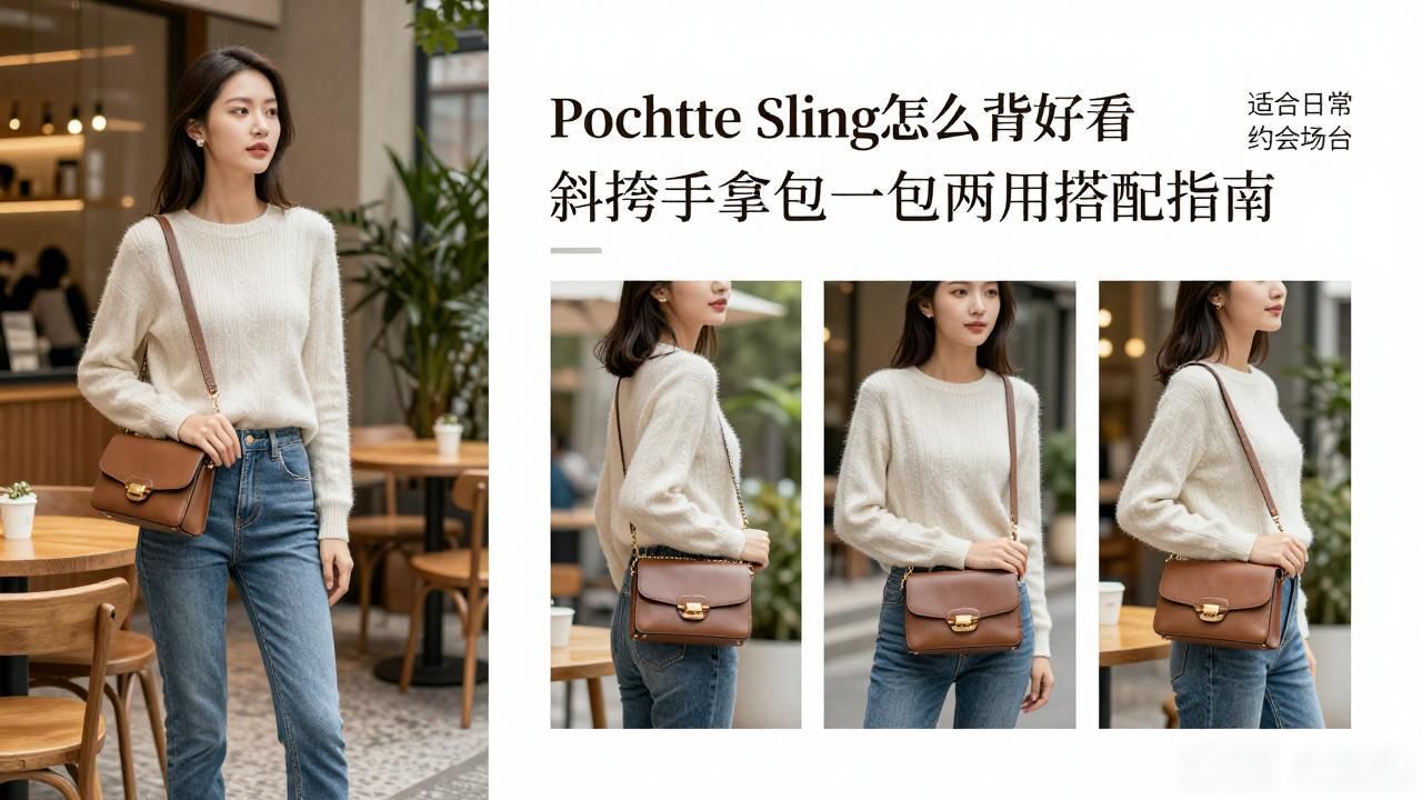 Pochette Sling怎么背好看 斜挎手拿包一包两用搭配指南 lv2026 第2张-买A货 Pochette Sling|斜挎手拿包_斜挎包的用法_手拎斜挎包