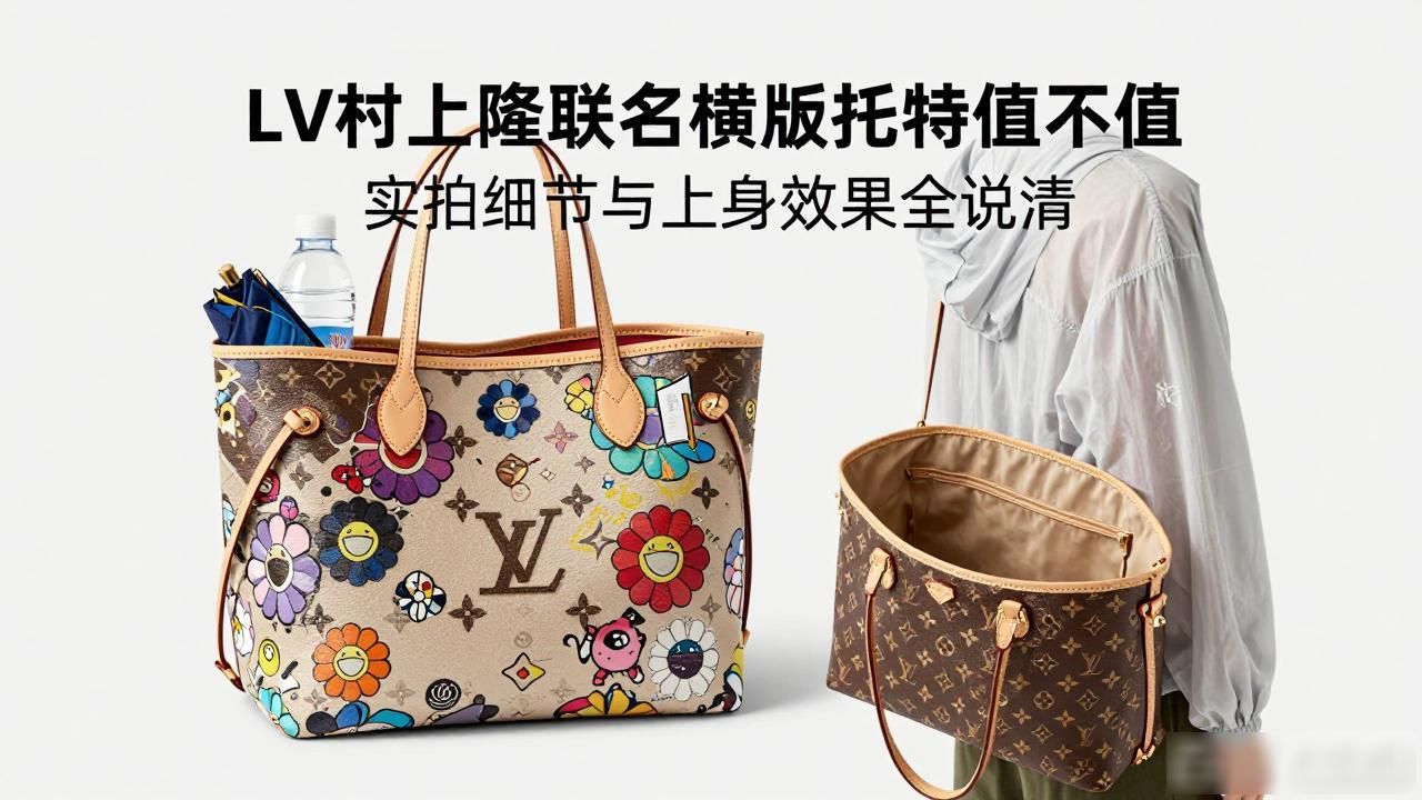 LV村上隆联名横版托特值不值 实拍细节与上身效果全说清 lv2026 第3张-买A货 LV× 村上隆 Carryall East West|LV 村上隆联名横版全能托特_LV× 村上隆 Carryall East West|LV 村上隆联名横版全能托特_LV× 村上隆 Carryall East West|LV 村上隆联名横版全能托特