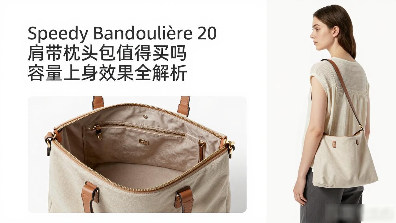 Speedy Bandoulière 20｜肩带枕头包 20_枕头包bv_枕头包怎么搭配衣服