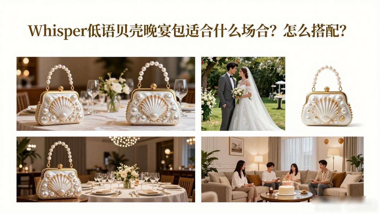 Whisper低语贝壳晚宴包适合什么场合?怎么搭配? lv2026 第1张-买A货 Whisper|低语贝壳晚宴包_贝壳包第一集_贝壳礼盒
