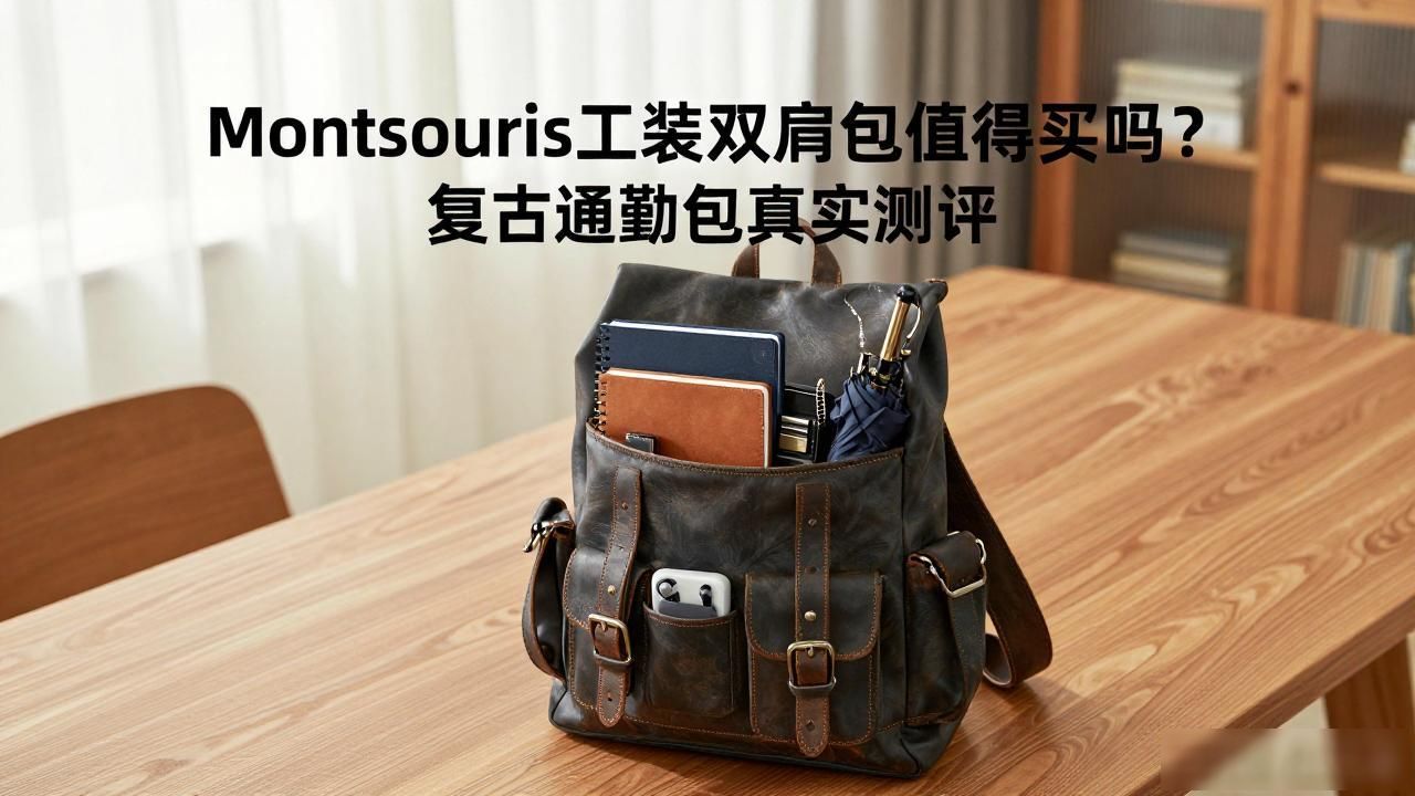 Montsouris工装双肩包值得买吗?复古通勤包真实测评 lv2026 第1张-买A货 复古双肩包品牌大全_Montsouris Cargo Backpack|工装复古双肩包_复古工装穿搭