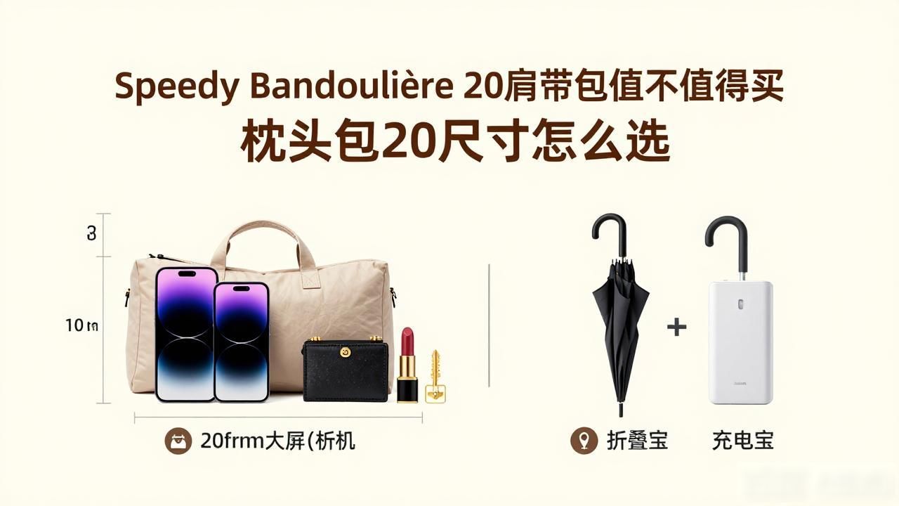 Speedy Bandoulière 20肩带包值不值得买 枕头包20尺寸怎么选 lv2026 第1张-买A货 枕头包包_枕头包bv_Speedy Bandoulière 20|肩带枕头包 20