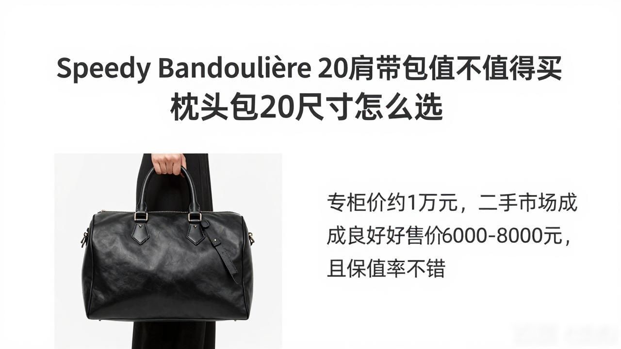 Speedy Bandoulière 20肩带包值不值得买 枕头包20尺寸怎么选 lv2026 第3张-买A货 枕头包bv_Speedy Bandoulière 20|肩带枕头包 20_枕头包包