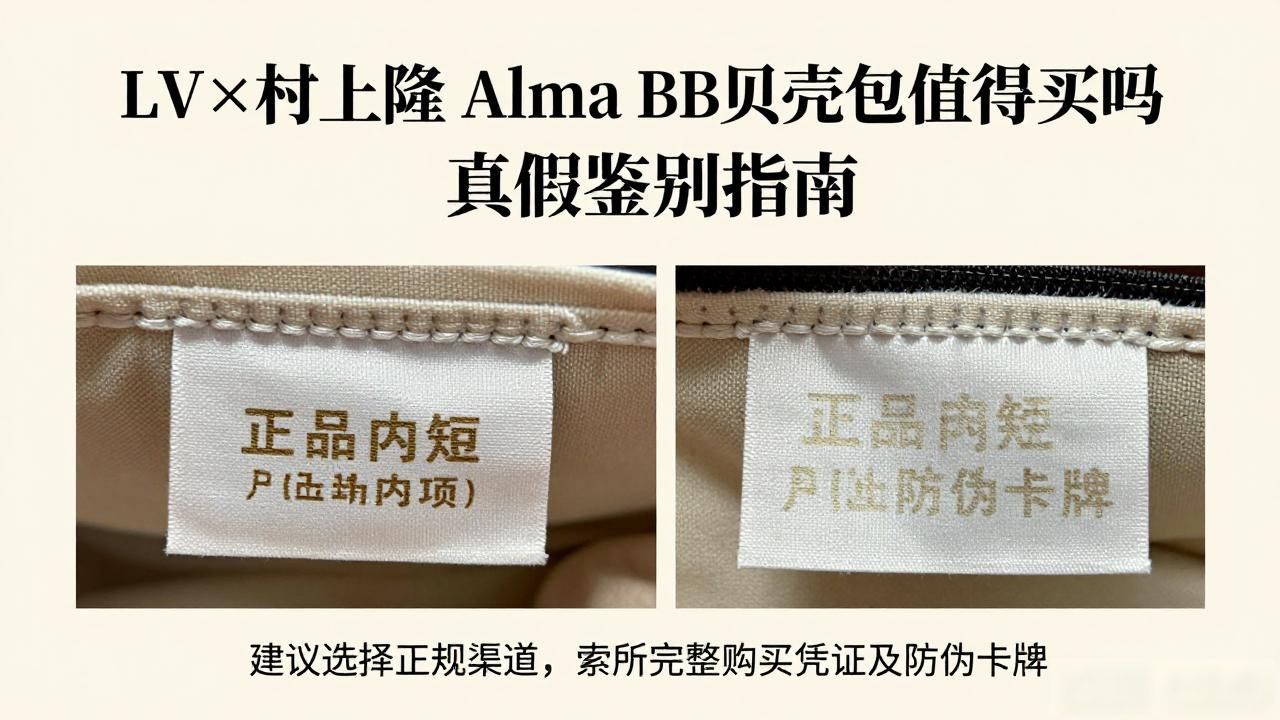 LV×村上隆 Alma BB贝壳包值得买吗 真假鉴别指南 lv2026 第3张-买A货 LV× 村上隆 Alma BB|LV 村上隆联名贝壳小号包_LV× 村上隆 Alma BB|LV 村上隆联名贝壳小号包_LV× 村上隆 Alma BB|LV 村上隆联名贝壳小号包