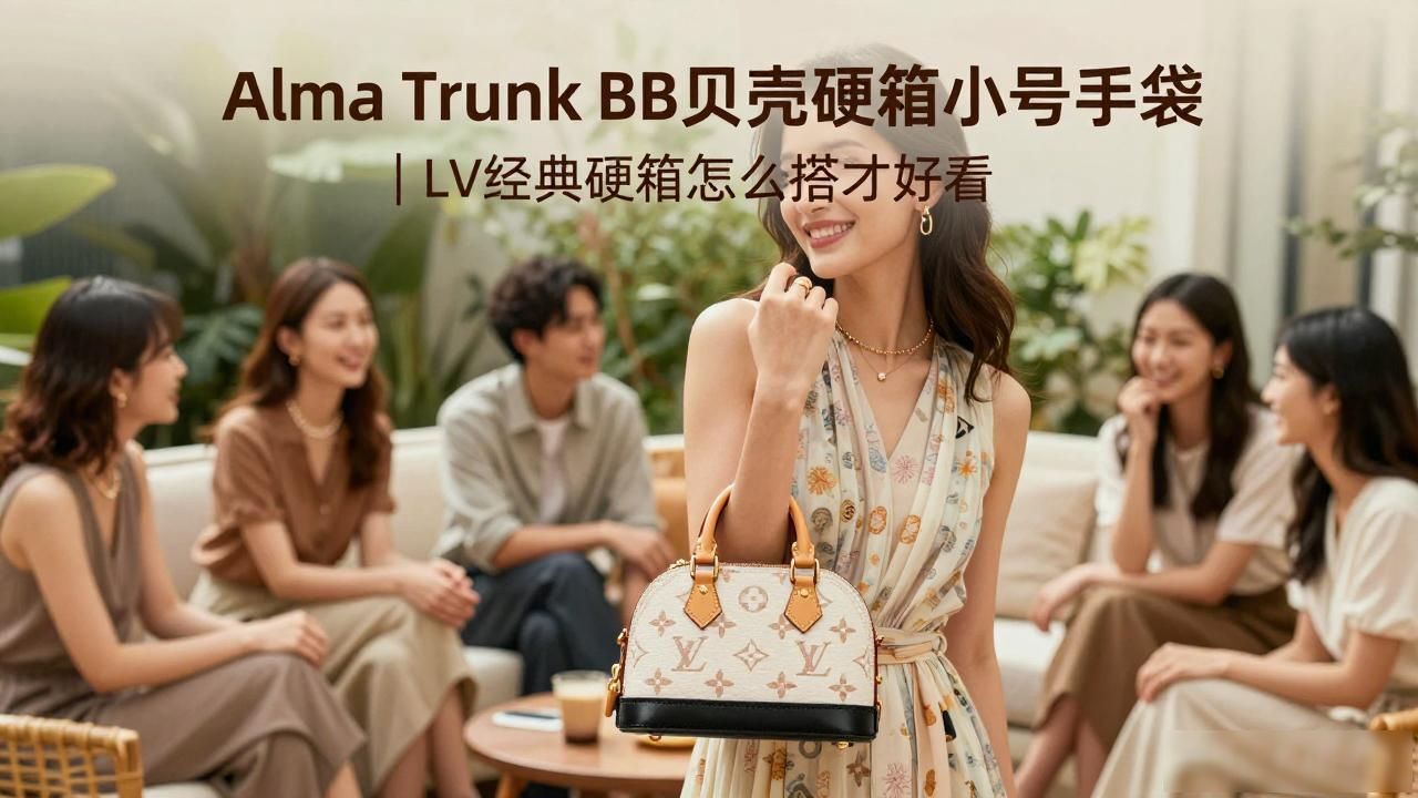 贝壳行李箱_mk小号贝壳包尺寸_Alma Trunk BB｜贝壳硬箱小号手袋