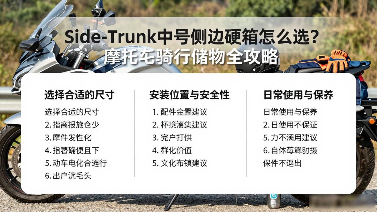 Side-Trunk中号侧边硬箱怎么选?摩托车骑行储物全攻略 lv2026 第2张-买A货 Side-Trunk 中号|侧边硬箱中号包_中号皮箱_中号旅行箱尺寸是多少